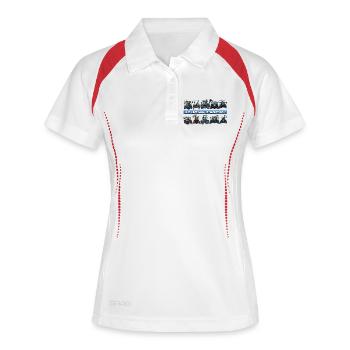 0900 IF IT AIN'T BLUE, IT WON'T DO !! - Women's Polo breathable - white/navy - Front