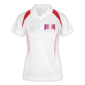 LGBT Pride Month - I Was Born This Way (Lesbian) - Women's Polo breathable - white/navy - Front