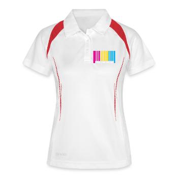 LGBT Pride Month - I Was Born This Way (Pansexual) - Women's Polo breathable - white/navy - Front