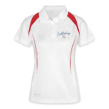 Lichtenberg - Berlin Flag - Berlin Bear - Women's Polo breathable - white/navy - Front
