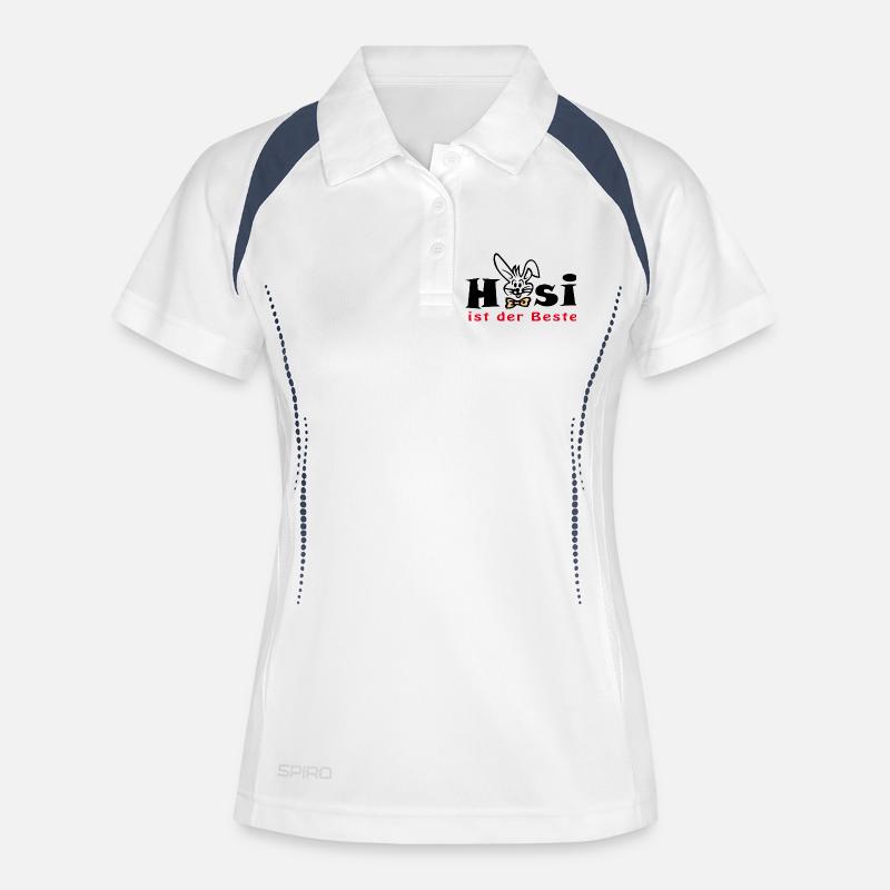 Bunny is the best Easter - Women's Polo breathable - white/navy
