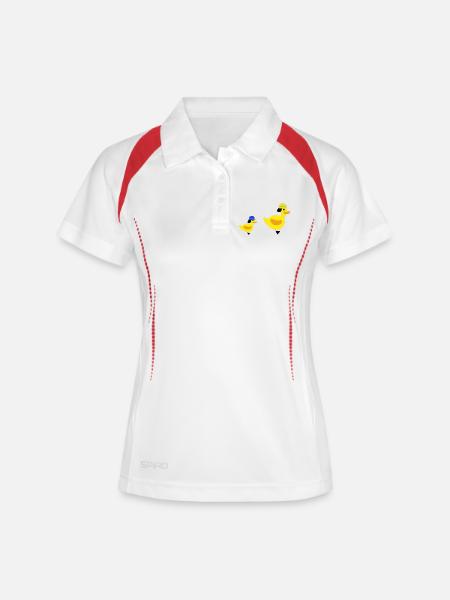 Fire Brigade Ducks - Jack - Women's Polo breathable - white/navy