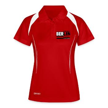 BERLIN - Barcode - Women's Polo breathable - white/navy - Front