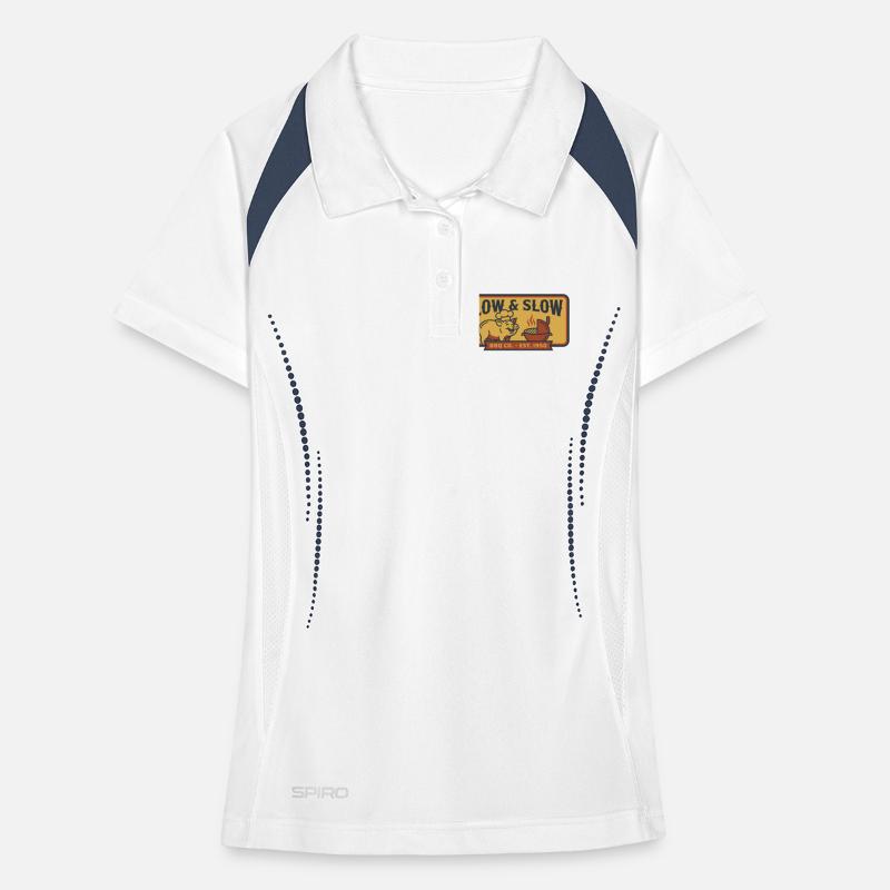 Cuisson Lente et Douce Cochon Pitmaster Barbecue Polo respirant Femme