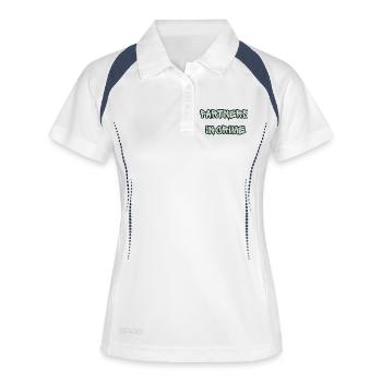 Partners in Crime Graffiti - Women's Polo breathable - white/navy - Front