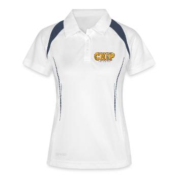 CHIP – Crunchy Data - Women's Polo breathable - white/navy - Front