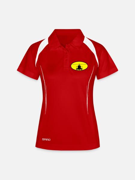 Helicopter logo - Women's Polo breathable - white/navy