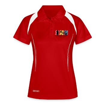 I AM READY FOR MY VACATION THE SURF CREW - Women's Polo breathable - white/navy - Front