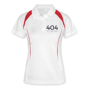 Error 404 - Women's Polo breathable - white/navy - Front