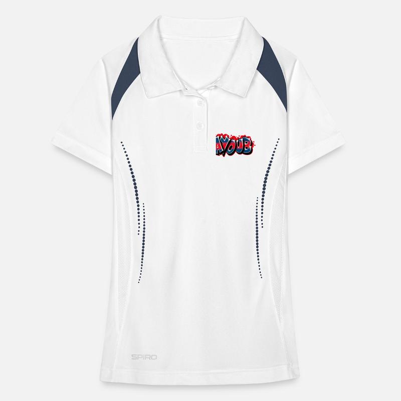 Graffiti First Name AYOUB Women's Polo breathable