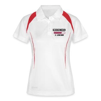 Apprenticeship carpenter 3rd year carpenter apprenticeship - Women's Polo breathable - white/navy - Front