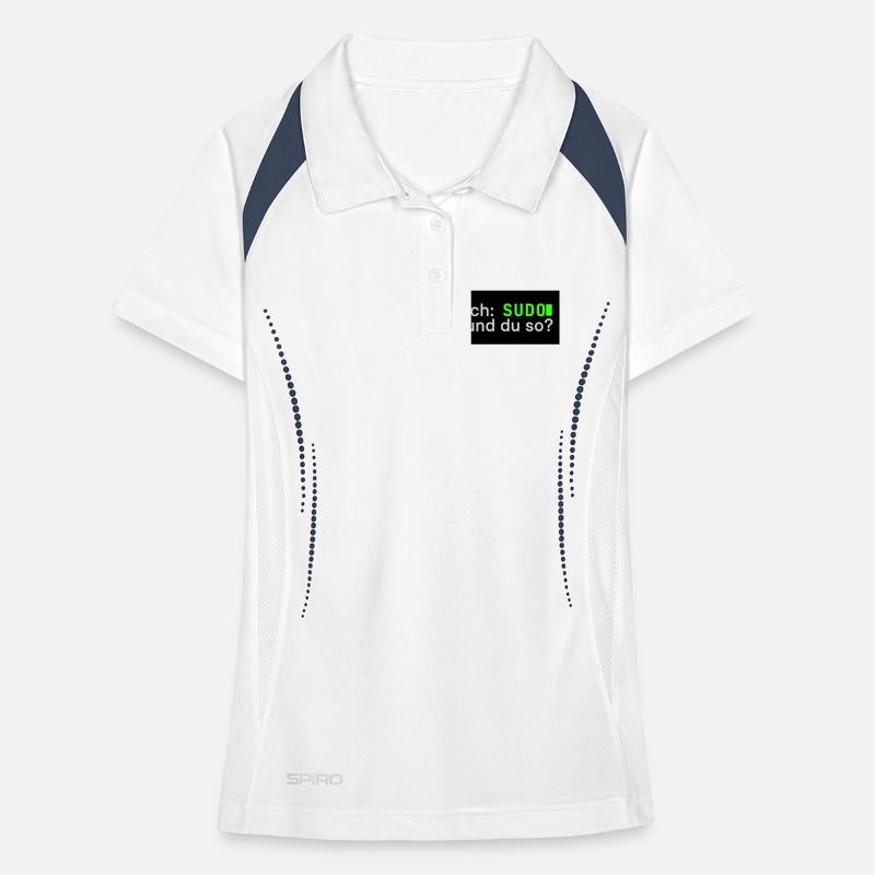 ich: SUDO und du so? Linux Sticker Design Frauen Polo atmungsaktiv