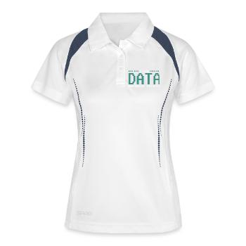 Computer Scientist Cool Saying Computer - Women's Polo breathable - white/navy - Front