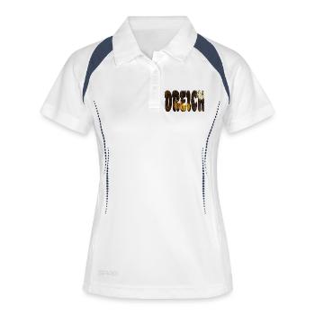 Dreich - Frauen Polo atmungsaktiv - Weiß/Navy - Vorne