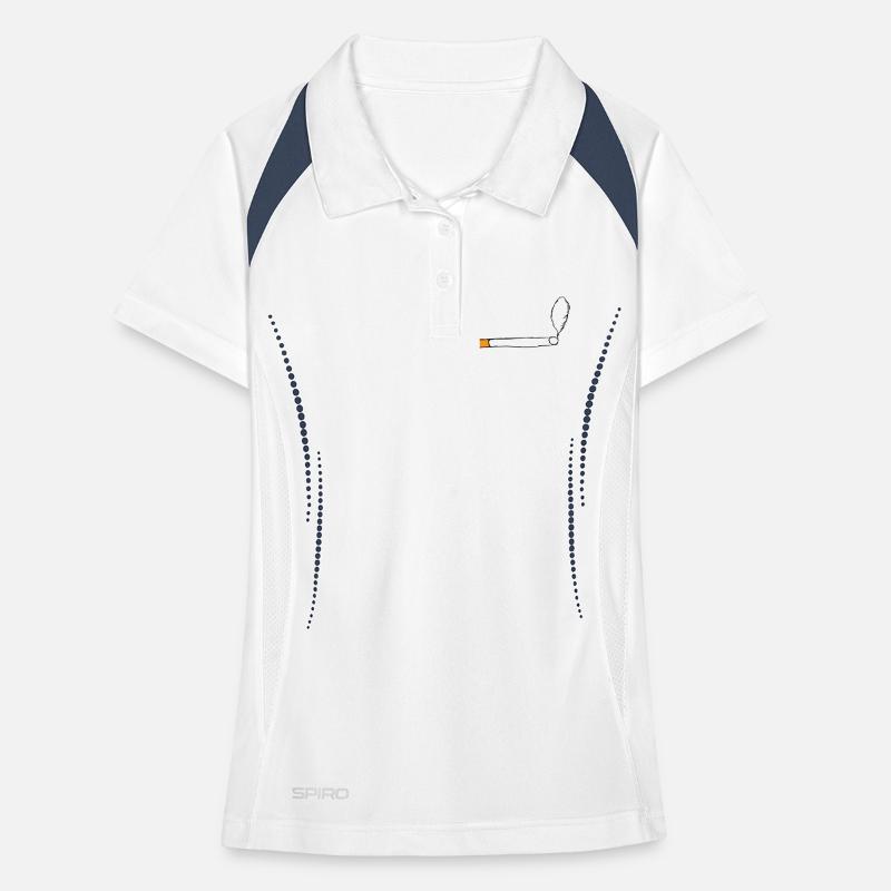 Zigarette Frauen Polo atmungsaktiv