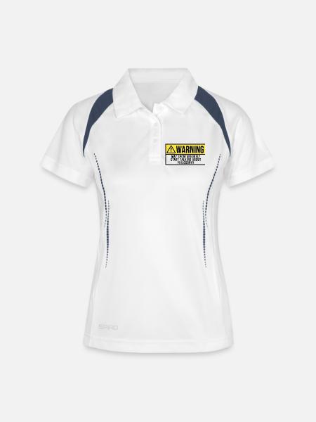 Philosophy Philosopher - Women's Polo breathable - white/navy