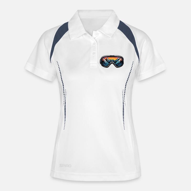 Ski Goggles Mountains Ski - Women's Polo breathable - white/navy