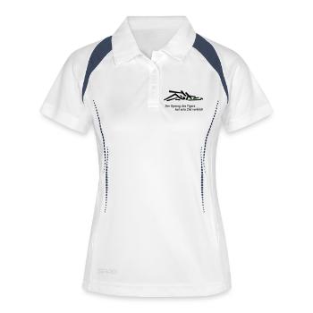 The Leap of the Tiger - Women's Polo breathable - white/navy - Front