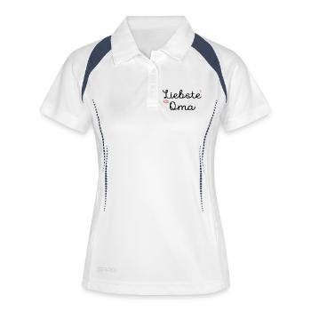 Grandma Dearest Grandma - Women's Polo breathable - white/navy - Front