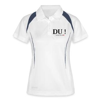 You! Just you heart - Women's Polo breathable - white/navy - Front