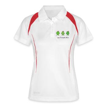Tricactus Dance Magic - Women's Polo breathable - white/navy - Front