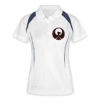 Protective totem eagle - Women's Polo breathable - white/navy - Front