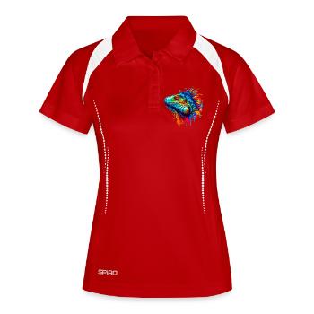 Iguana - Women's Polo breathable - white/navy - Front
