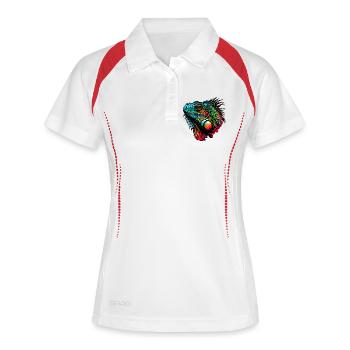 Iguana - Women's Polo breathable - white/navy - Front