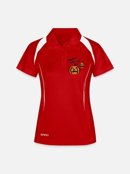 Halloween-- - Women's Polo breathable - white/navy