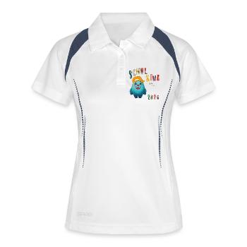 School enrollment 2026 - Women's Polo breathable - white/navy - Front