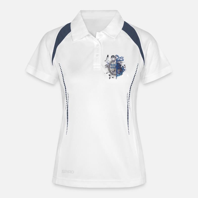 Night Nautical Anchor Compass - Women's Polo breathable - white/navy