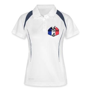 Mont Ventoux - Women's Polo breathable - white/navy - Front