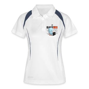 Ampoule Raffnix - Polo respirant Femme - blanc/marine - Devant