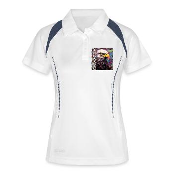Austria Design with Eagle for Austrians - Women's Polo breathable - white/navy - Front