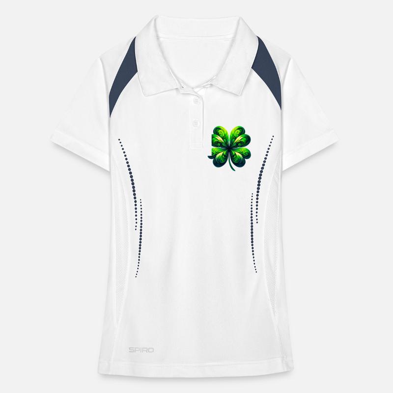 Four-leaf clover Women's Polo breathable