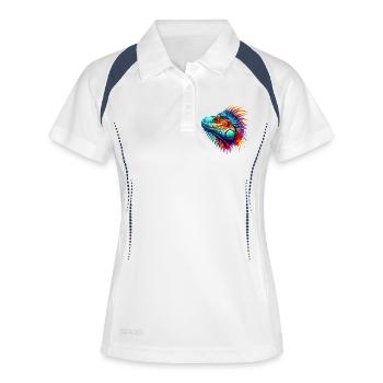 Iguana - Women's Polo breathable - white/navy - Front