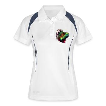 Iguana - Women's Polo breathable - white/navy - Front