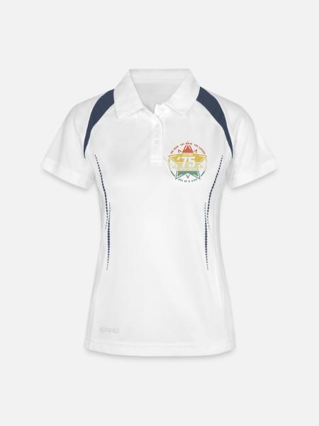 Star '75 - 1975 - Women's Polo breathable - white/navy