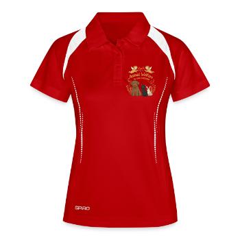 Animal welfare is our mission - Women's Polo breathable - white/navy - Front