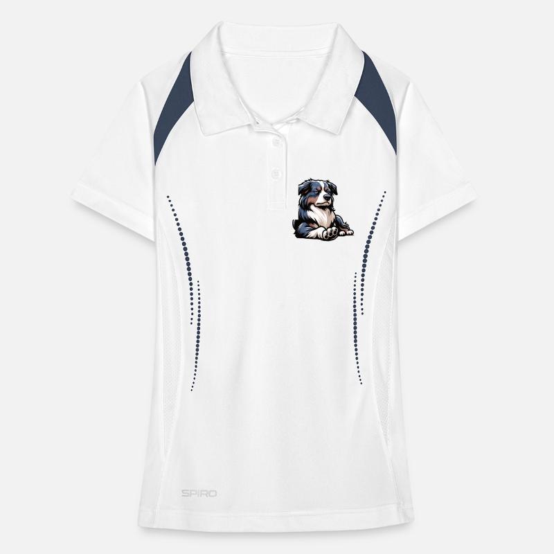 Australian Shepherd Aussie Aussie Owners Aussies Women's Polo breathable