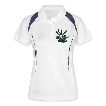 ZEPPELIN BAND - sound & vision - Women's Polo breathable - white/navy - Front