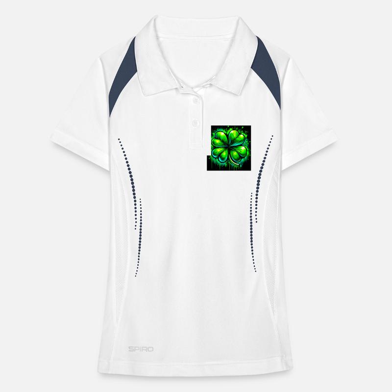 Four-leaf clover Women's Polo breathable