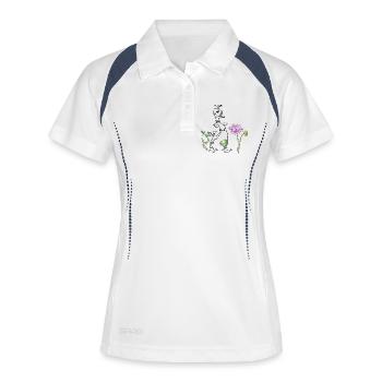 Duck in the meadow - Women's Polo breathable - white/navy - Front