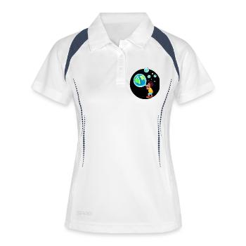 Planet Earth - Women's Polo breathable - white/navy - Front