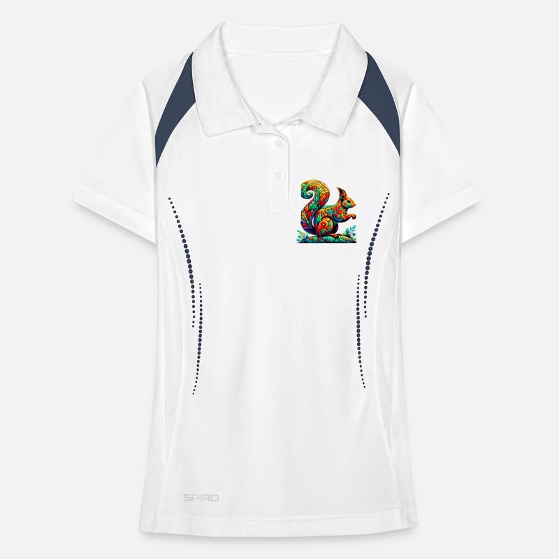 Écureuil Polo respirant Femme