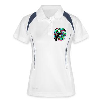 Toucan - Women's Polo breathable - white/navy - Front
