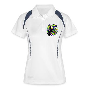 Toucan - Women's Polo breathable - white/navy - Front