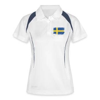 Gothenburg - Women's Polo breathable - white/navy - Front