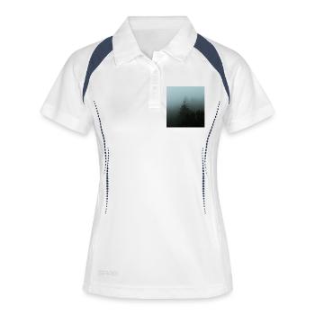 Photography - Women's Polo breathable - white/navy - Front