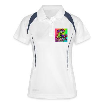 Gecko - Women's Polo breathable - white/navy - Front